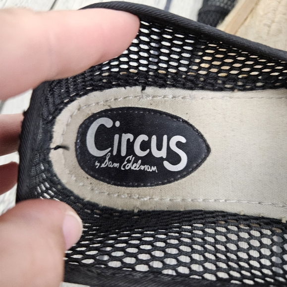 CIRCUS by SAM EDELMAN | Lena mesh & leather espadrille slipon flats - Picture 9 of 10
